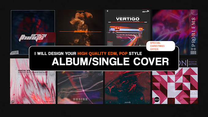 Gig Preview - Design an edm pop album cover or single cover art