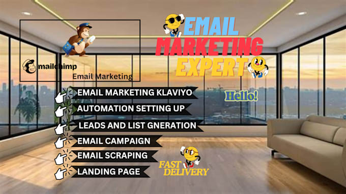 Gig Preview - Setup advance klaviyo email marketing flows in shopify email campaign bulk email