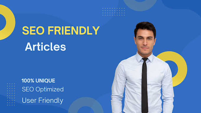 Bestseller - write SEO friendly article for your website