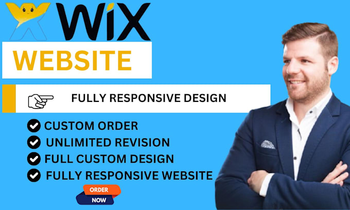 Gig Preview - Design a stunning wix website with SEO optimization for top ranking