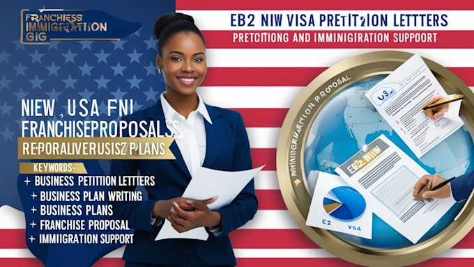 Gig Preview - Draft eb2 niw petition letter investor ready immigration uscis business plan