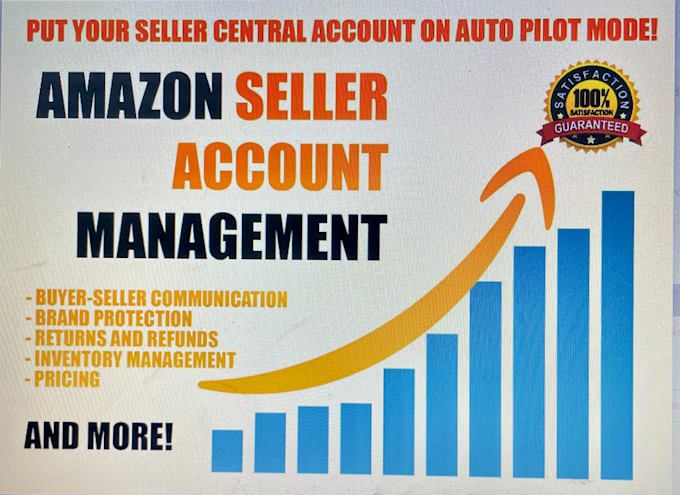 Gig Preview - Manage amazon seller central account for fba wholesale