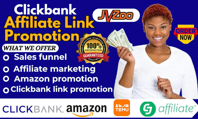 Gig Preview - Do clickbank affiliate link promotion affiliate marketing clickbank promotion