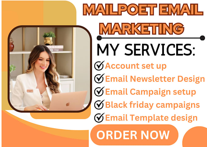 Gig Preview - Set up mailpoet newsletters black friday campaigns automations and SMTP