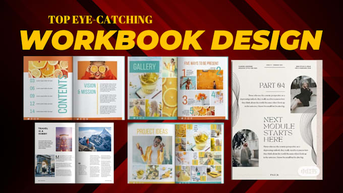 Bestseller - design redesign workbook worksheet leaflet magazine canva ebook journal planner