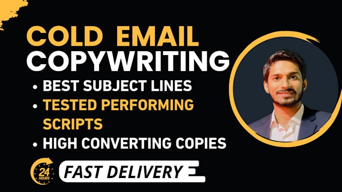 Gig Preview - Write best b2b cold email sequences for your cold email campaigns