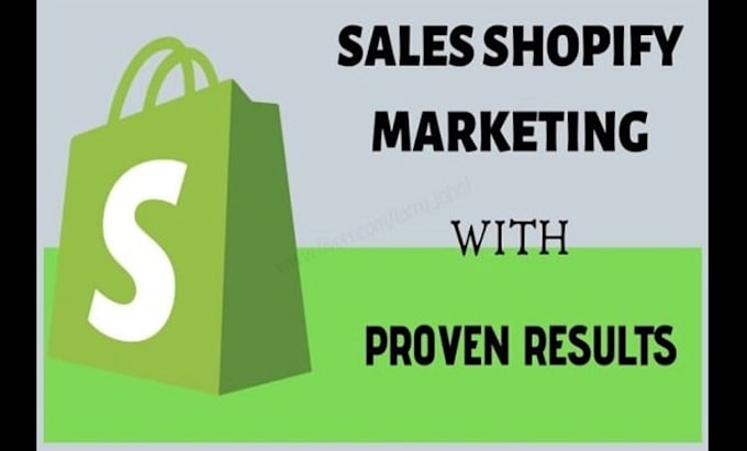 Gig Preview - Boost your shopify sales with expert marketing and store promotion