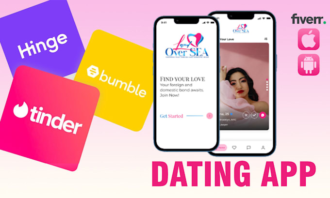 Bestseller - design and develop dating app like tinder, bumble and hinge for android IOS