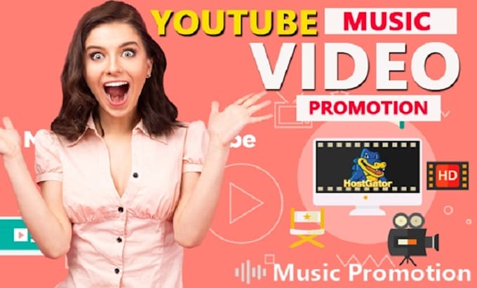 Gig Preview - Promote your youtube music video to active USA UK 1 million audience for views