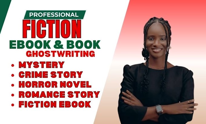 Gig Preview - Be your ebook ghostwriter, fiction, romance, kdp ebook writer, proofread, format