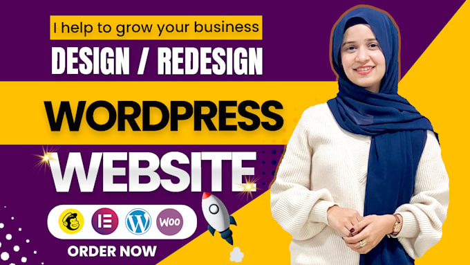 Gig Preview - Design a modern wordpress website to transform your brand