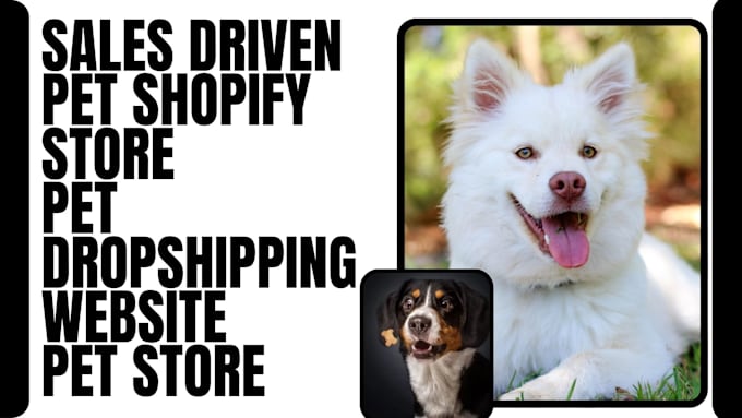 Gig Preview - Design pet shopify store pet website