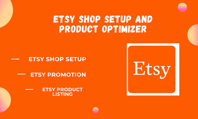 Gig Preview - Do etsy product listing etsy SEO etsy upload titles and tags