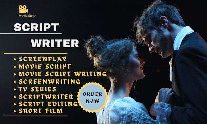 Gig Preview - Write your movie script, screenplay, screenwriting, film script, tv series