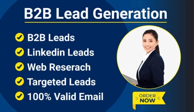 Gig Preview - Do targeted b2b linkedin lead generation, prospect list building