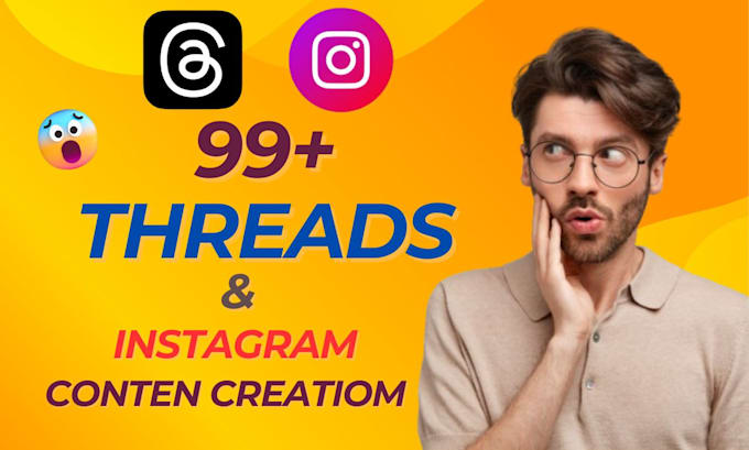 Gig Preview - Be your instagram threads content creation and management