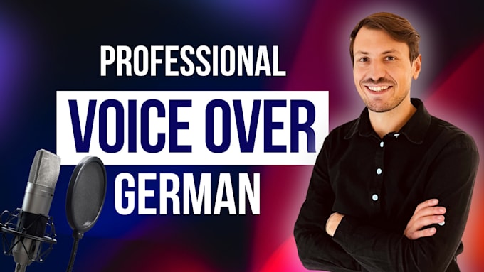 Gig Preview - Produce a german voice over in a deep and warm male voice