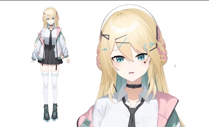 Gig Preview - Do professional vtuber rigging for vtuber model, live2d rigging for streaming