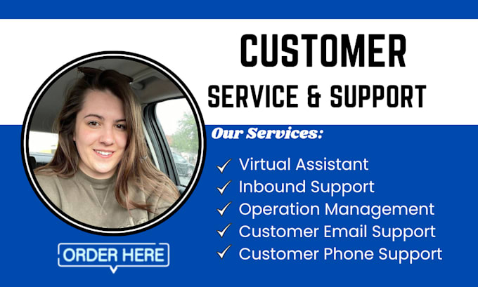 Gig Preview - Be your customer service representative, customer support