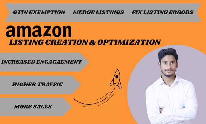 Gig Preview - Set up amazon account product listing, SEO amazon listing optimization