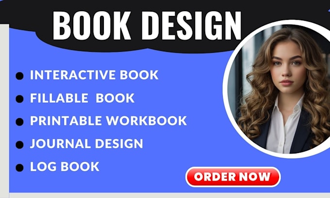 Bestseller - design interactive fillable books, printable workbooks, journals and log book