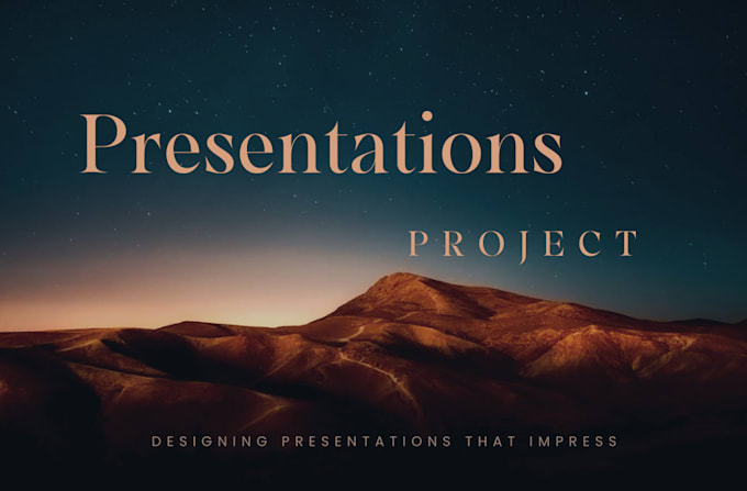 Gig Preview - Create impactful and professional powerpoint presentations