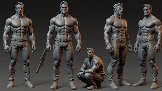 Bestseller - do 3d sculpture, 3d figurine, action figures, 3d statue, zbrush, toy figure, stl