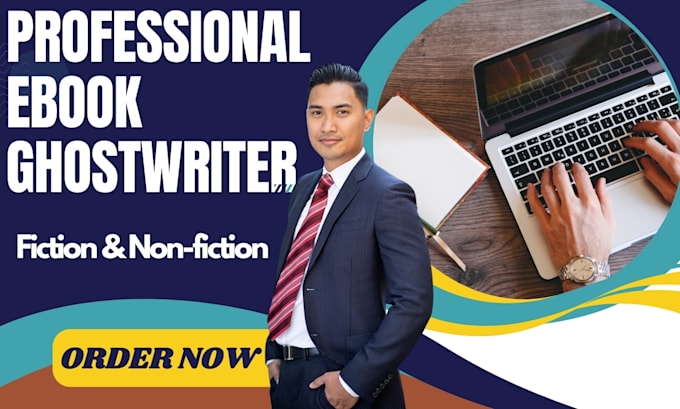 Gig Preview - Write professional book for fiction and nonfiction, ebook ghostwriter