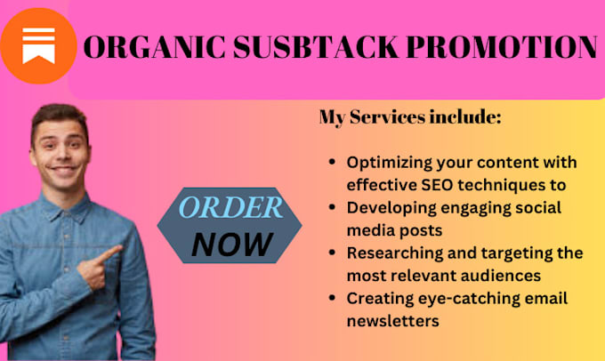 Gig Preview - Do  expert promotion to boost your substack  audience and subscriber