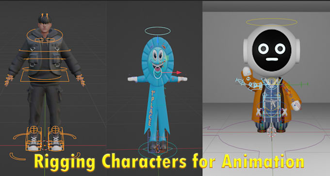 Gig Preview - Rigging the characters for your animation