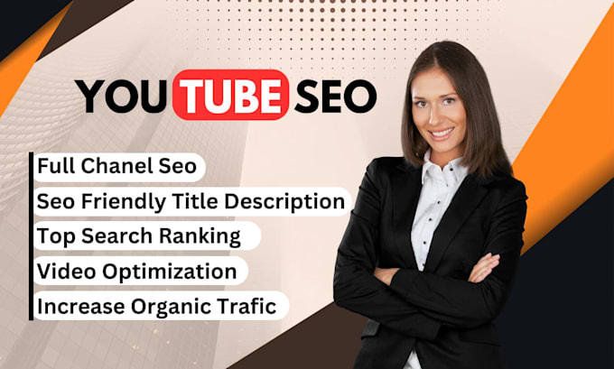 Gig Preview - Be your youtube SEO specialist for faster ranking and natural growth