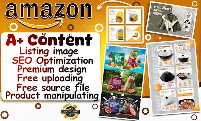 Gig Preview - Design amazon ebc a plus content, product branding, listing and image editing