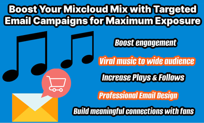 Bestseller - do best mixcloud mix promotion with targeted email campaign for maximum exposure