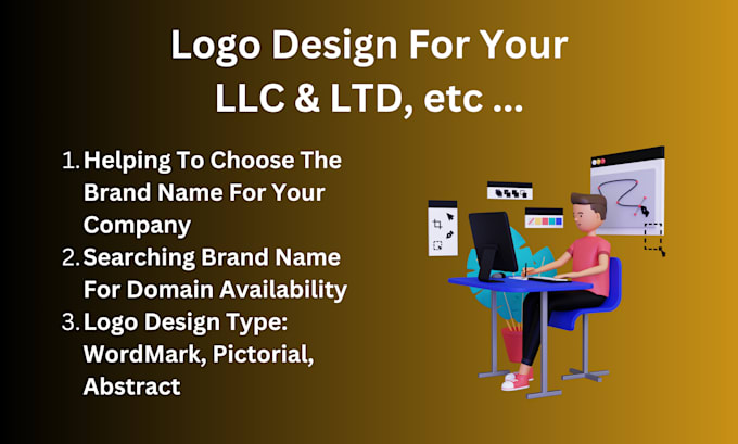 Gig Preview - Design professional trademark logo for your llc, ltd company