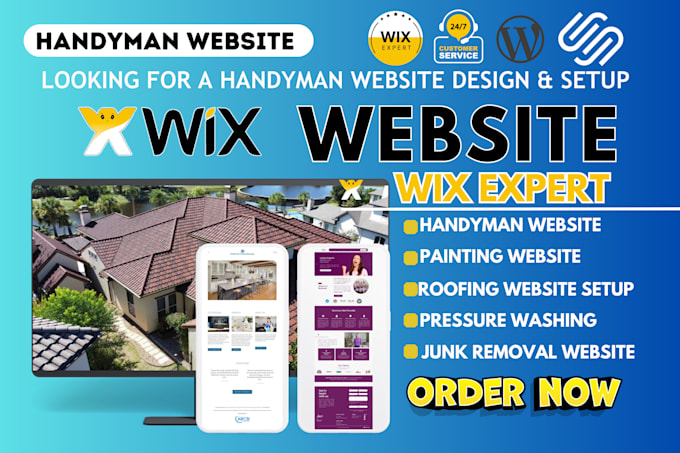 Gig Preview - Do handyman, painting, junk removal, pressure washing, cleaning website design