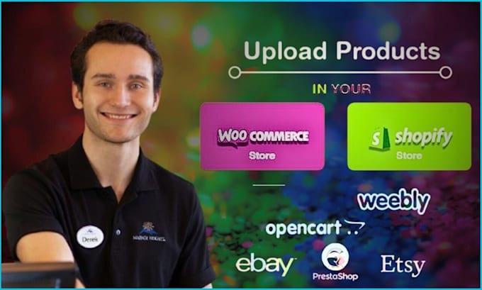 Bestseller - upload or add products to shopify woocommerce or any ecommerce store