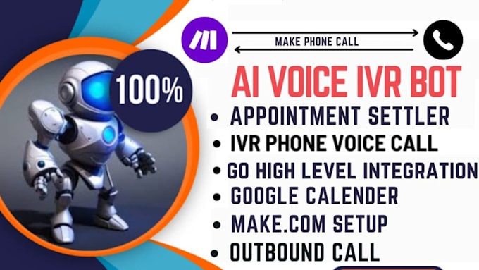 Gig Preview - Build vapi and bland ai calling bot for appointment setting or customer support