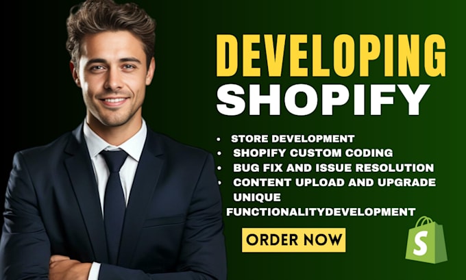 Gig Preview - Do shopify custom coding shopify bug fixing and theme customization