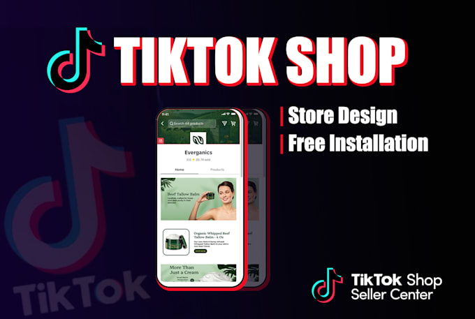 Gig Preview - Our agency will design and set up your tiktok shop in tiktok seller central