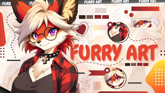 Gig Preview - Draw furry art, fursona, original furry character and anthro art sfw for you