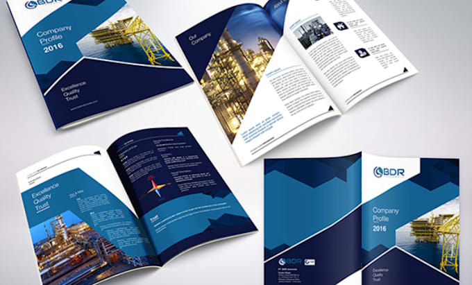 Gig Preview - Do company profile flyer catalog booklet brochure for business