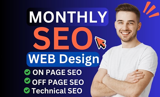 Gig Preview - Full monthly local on page seo off page web design wordpress service