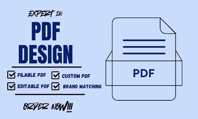 Gig Preview - Create fillable pdf forms, design, fix and convert files, ebook pdf worksheet