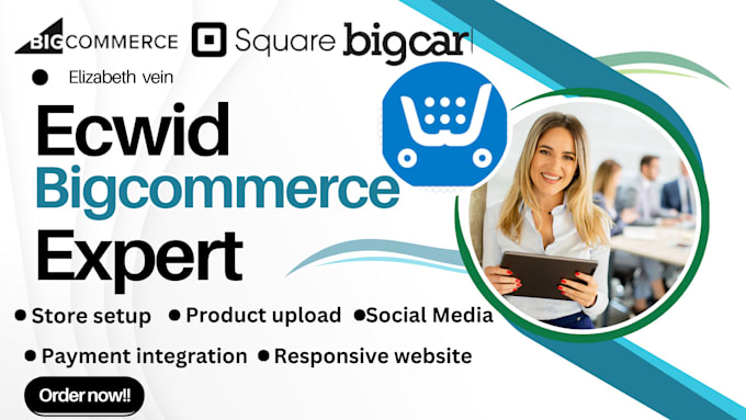 Bestseller - setup ecwid store, design ecwid site, ecwid product upload, ecwid dropshipping