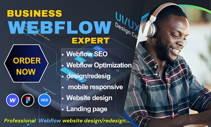 Bestseller - design webflow website, webflow redesign, figma to webflow