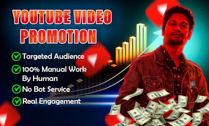 Gig Preview - Boost your youtube channel with organic promotion