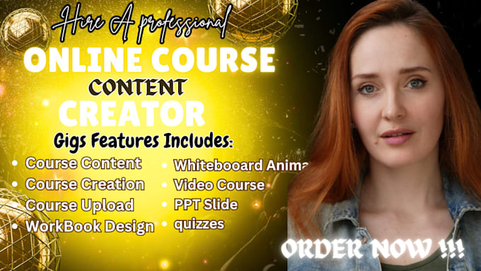 Gig Preview - Create online course content, udemy, training manual, coaching program,ppt slide