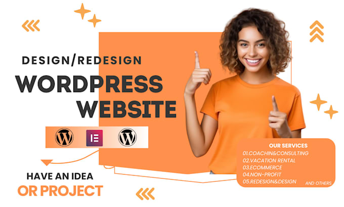 Gig Preview - Build a responsive wordpress website, business website or blog