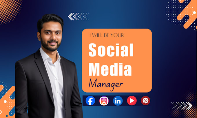 Gig Preview - Be your social media manager and personal assistant