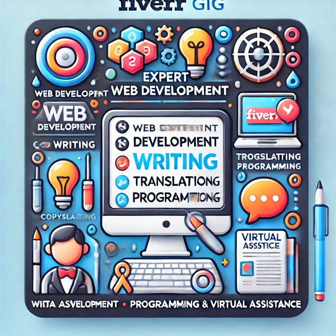 Gig Preview - Provide expert web development, content writing, copywriting, translation